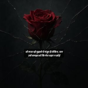 sad love shayari