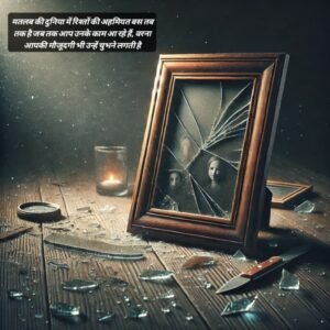 selfish family quotes in hindi