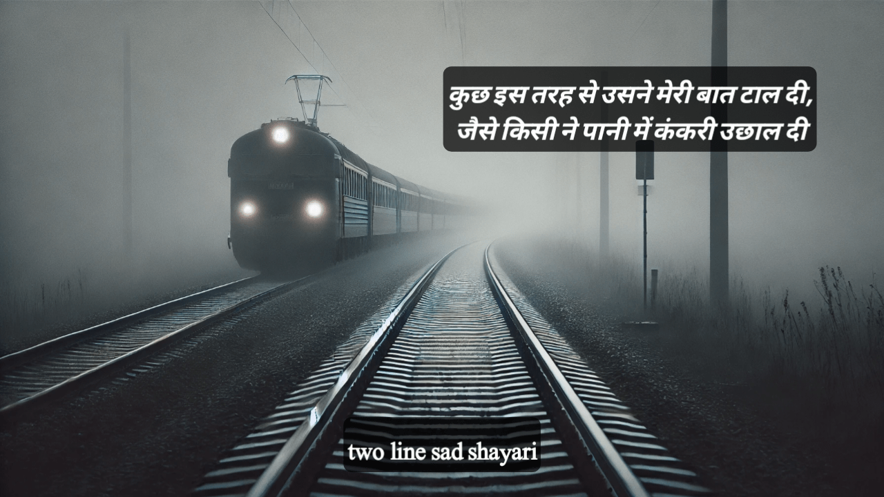 two line sad shayari