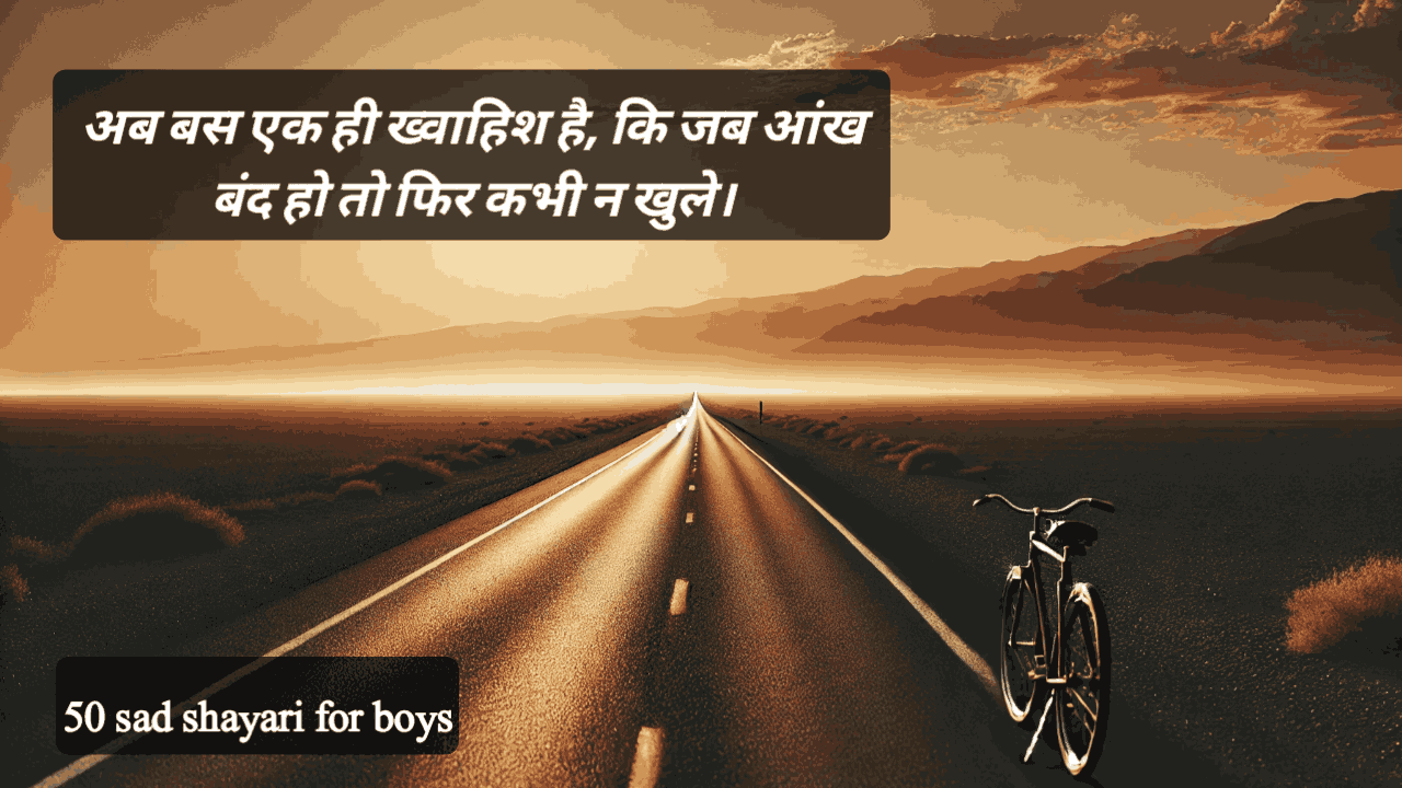 sad shayari for boys