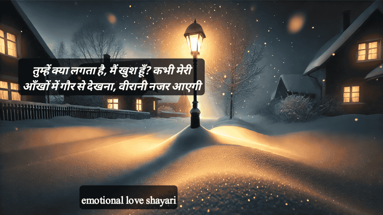 emotional love shayari