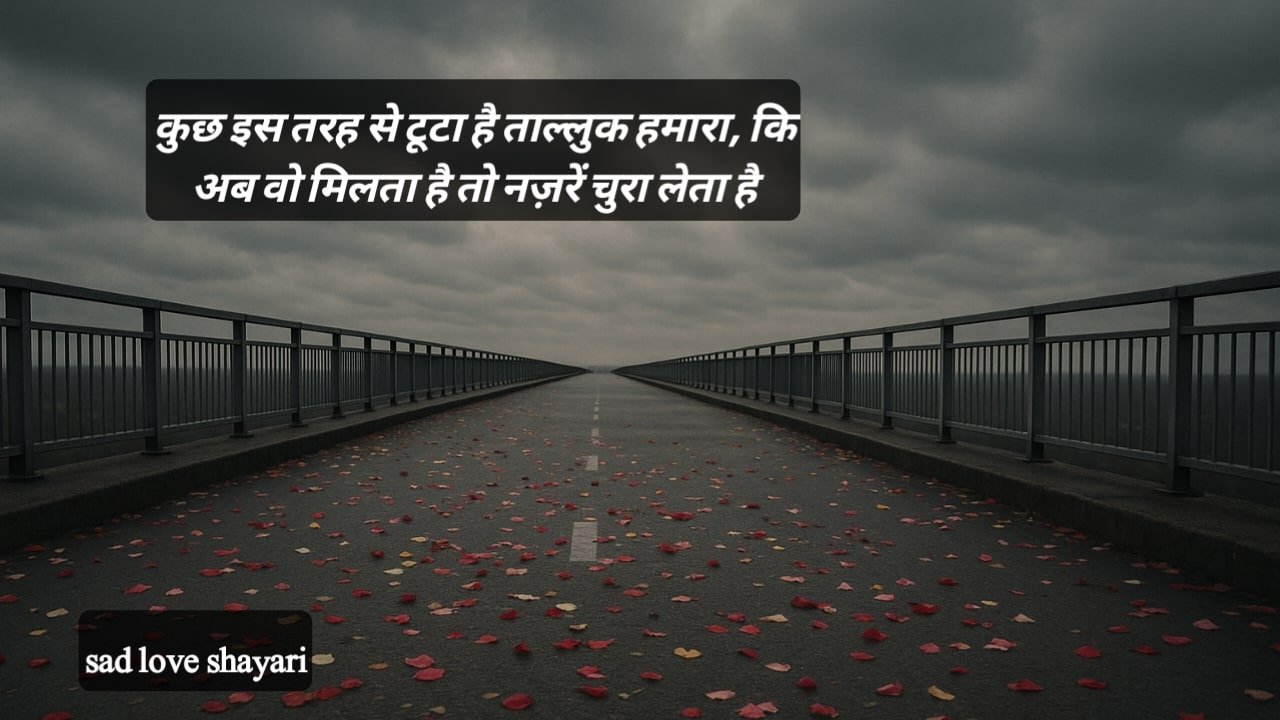 sad love shayari