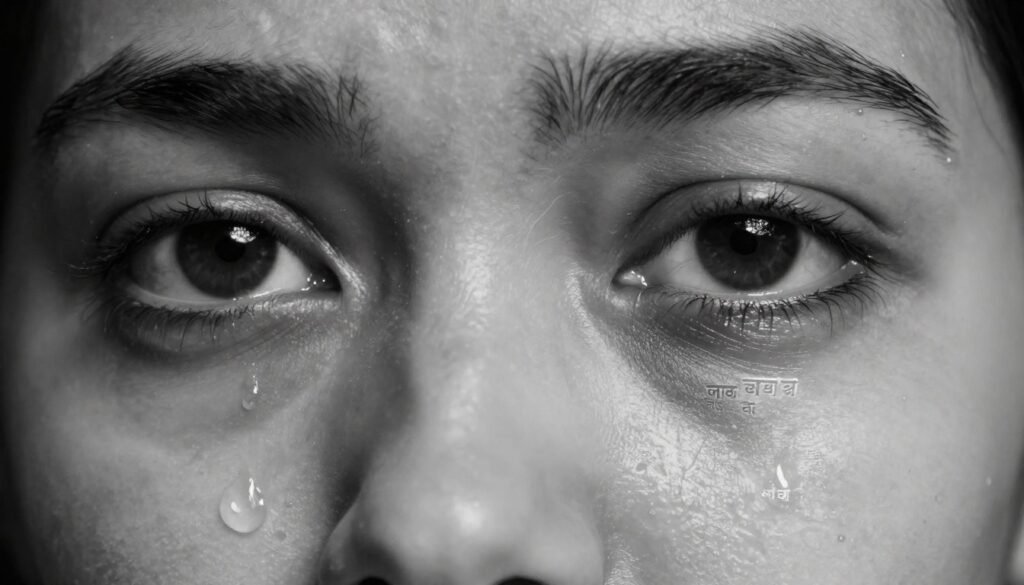 आंसू बहाती आंखें Sad Quotes in Hindi
